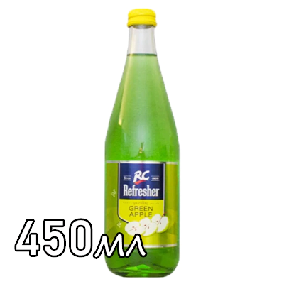 Напиток газированный RC Refresher green apple стекло