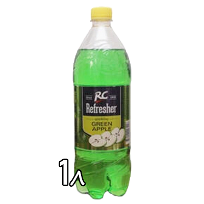 Напиток газированный RC Refresher Green apple
