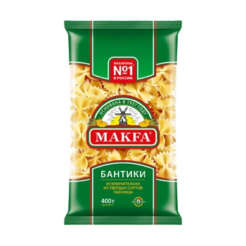 Макаронные изделия Makfa бантики