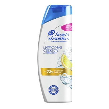 Head & Shoulders Цитрусовая Свежесть, Шампунь против перхоти, 200 мл