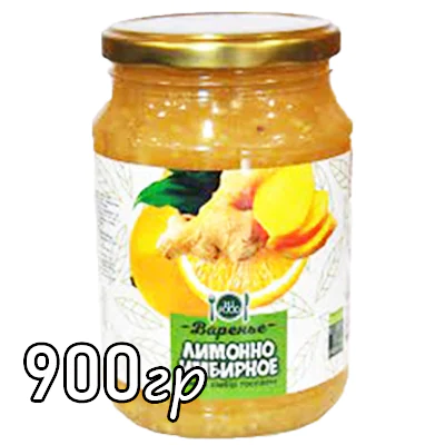 Варенье HI FOOD Лимонно-имбирное, 900 г