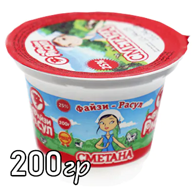 Сметана Файзи Расул 25%