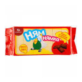 Вафли Ням-Нямка шоколад 200 гр.