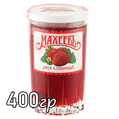 Махеев джем 400г Клубничный стакан