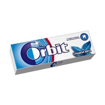 Живательная резинка Orbit сладкая мята 13,6 гр.