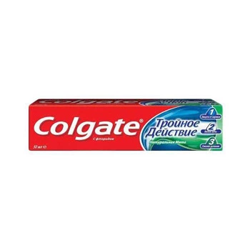 Зубная паста Colgate Тройное действие Натуральная мята комплексная, 100 мл