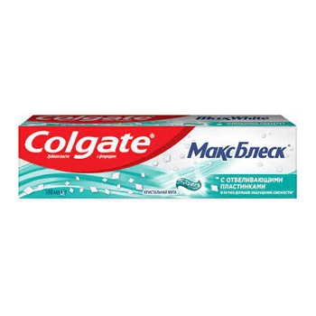 Зубная паста Colgate "МаксБлеск", кристальная мята, 100 мл