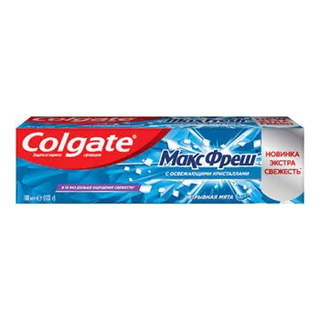Colgate Макс Фреш Зубная паста Взрывная Мята, освежающая, 100 мл
