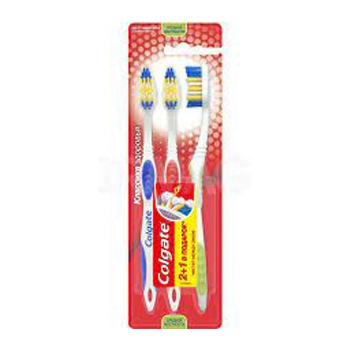 Зубная щетка Colgate Классика Здоровья плюс Средняя (3 шт.)