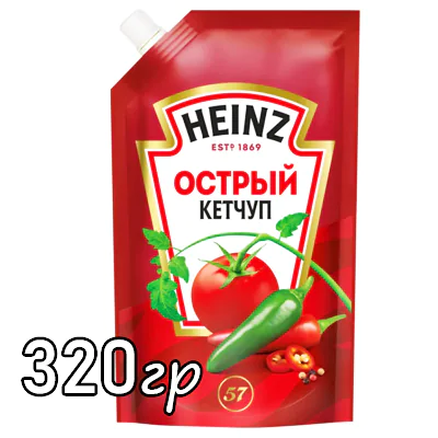 Кетчуп Heinz Острый 320 гр