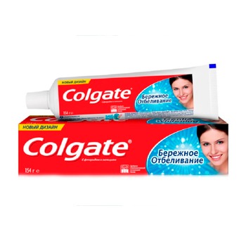 Зубная паста Colgate Бережное отбеливание
