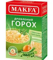 Крупа Makfa горох дробленый