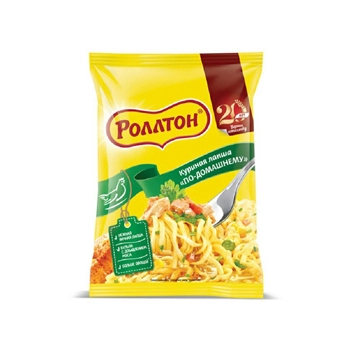 Лапша Роллтон по домашнему с курицей