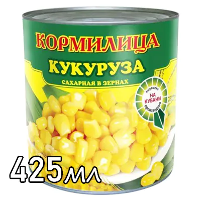 Кормилица Кукуруза высшего сорта, 425 мл