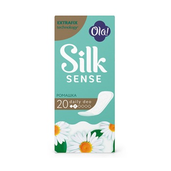 Прокладки ежедневные Ola! SilkSense LIGHT тонкие стринг-мультиформаромат Ромашка