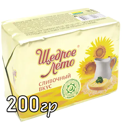 Маргарин Щедрое лето