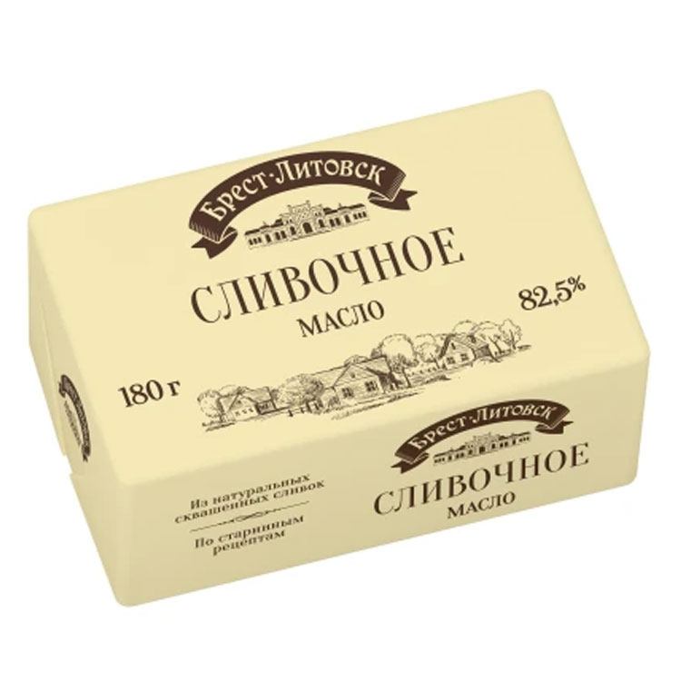 Масло сливочное Брест Литовск 82.5%  180гр