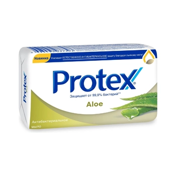 Мыло туалетное Protex Aloe, антибактериальное, 90 г