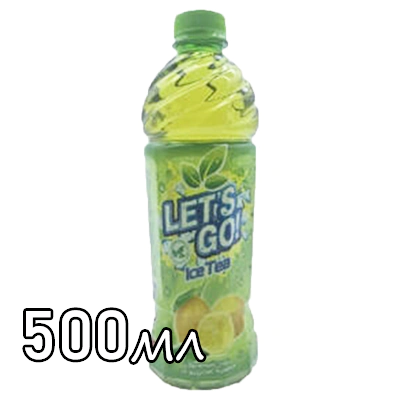 Холодный зеленый чай  Lets Go лимон