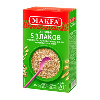 Хлопья 5 злаков Makfa