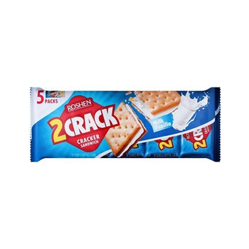 Крекер Roshen 2 Crack молоко-ваниль 235 гр.