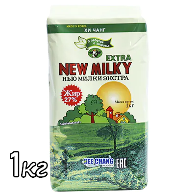 Сухое молоко New Milky extra жир 27%