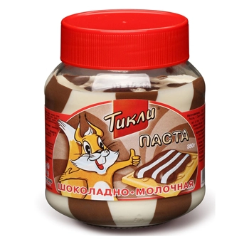 Тикли Шоколадно-молочная паста 350гр