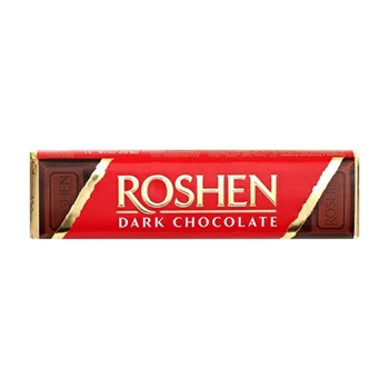 Шоколадный батон Roshen Dark с начинкой 43 гр