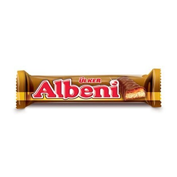 Батончик шоколадный Albeni с карамелью  31 гр.