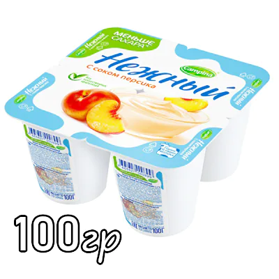Йогурт Campina нежный персик 1.2%