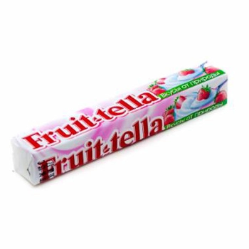 Конфета жевательная Fruittella Клубничный йогурт 42,5 гр.