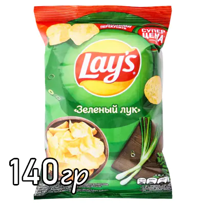 Чипсы Lay`s зеленый лук