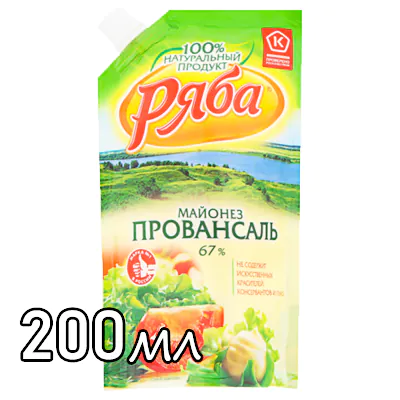 Майонез провансаль 67% Ряба