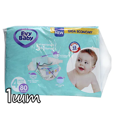 Подгузники Evy baby  №4 1 шт