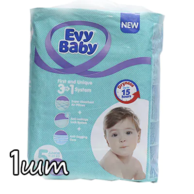 Подгузники Evy baby  №5 1шт.