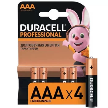 Батарейка Durasell ААА 4 шт