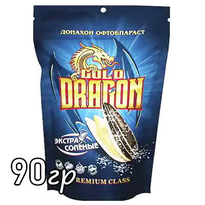 Семечки Gold Dragon Экстра Солёные
