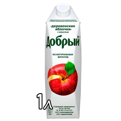 Сок Добрый деревенские яблочки