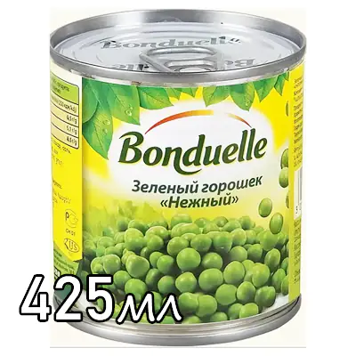 Маринованный Бондюэль Зелёный горошек