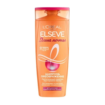 L'Oreal Paris Шампунь Elseve Длина мечты, для длинных поврежденных волос, 400 мл