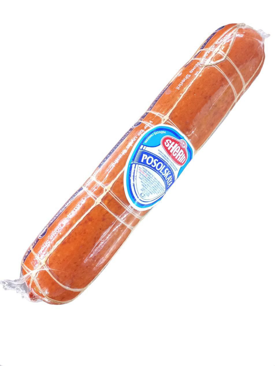 Колбаса полукопченая Sherin Посольская сетка (вакуум)