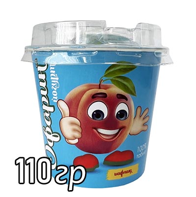 Сливочный йогурт “Офарин” со вкусом персика 7%