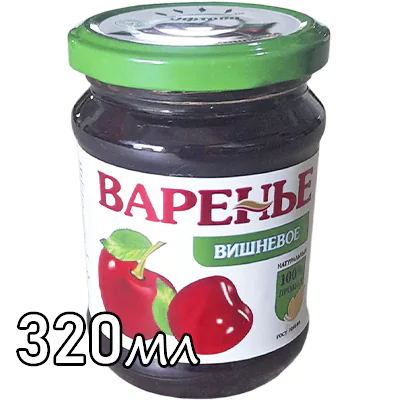 Варенье Молочная Радость вишня