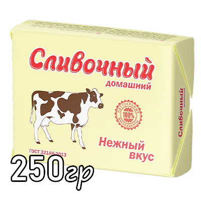 Масло Молочная радость Сливочное 250гр марг