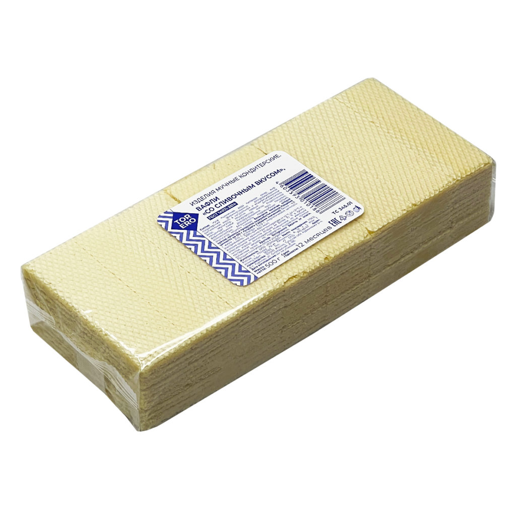 Вафли Тореро 450гр Сливочный.УральКонд  906