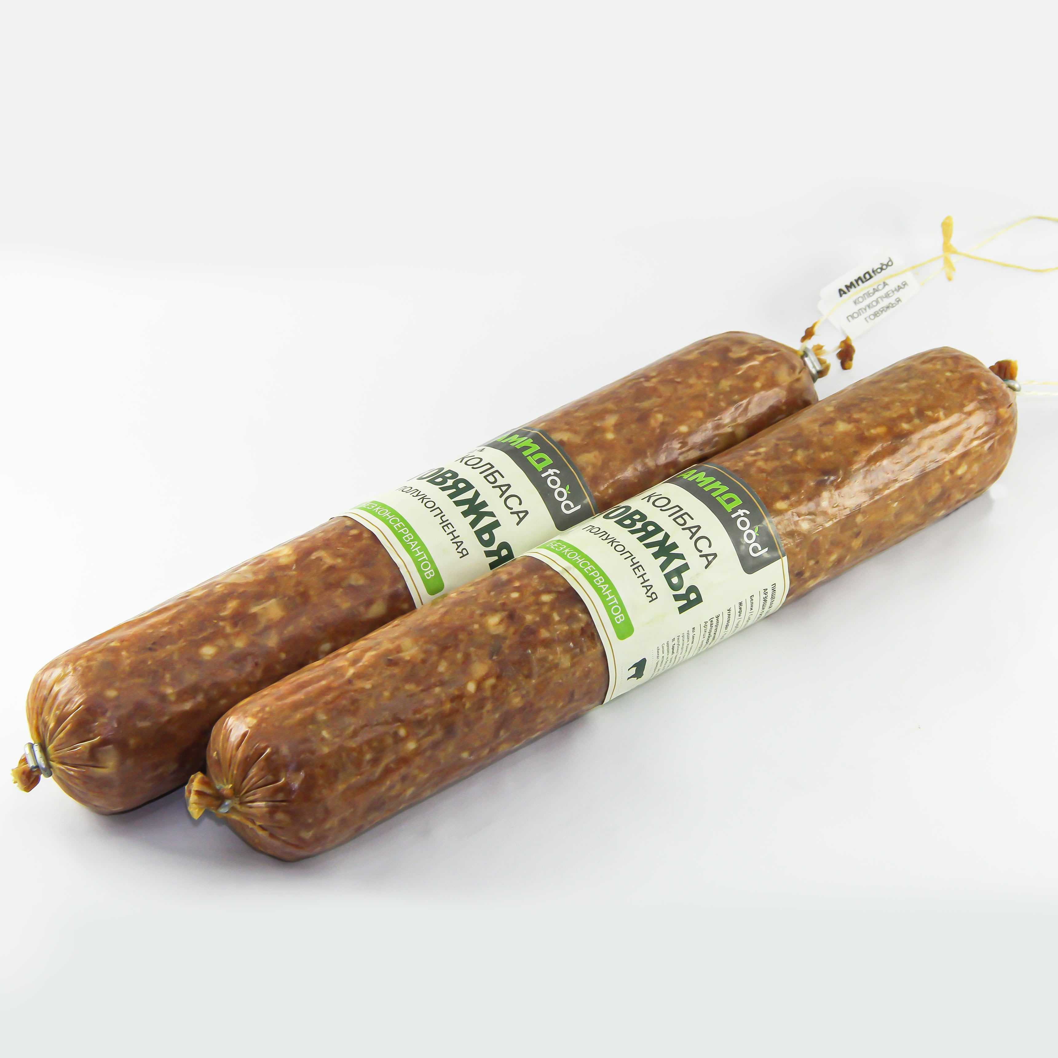 Колбаса полукопченая Амид food Говяжья