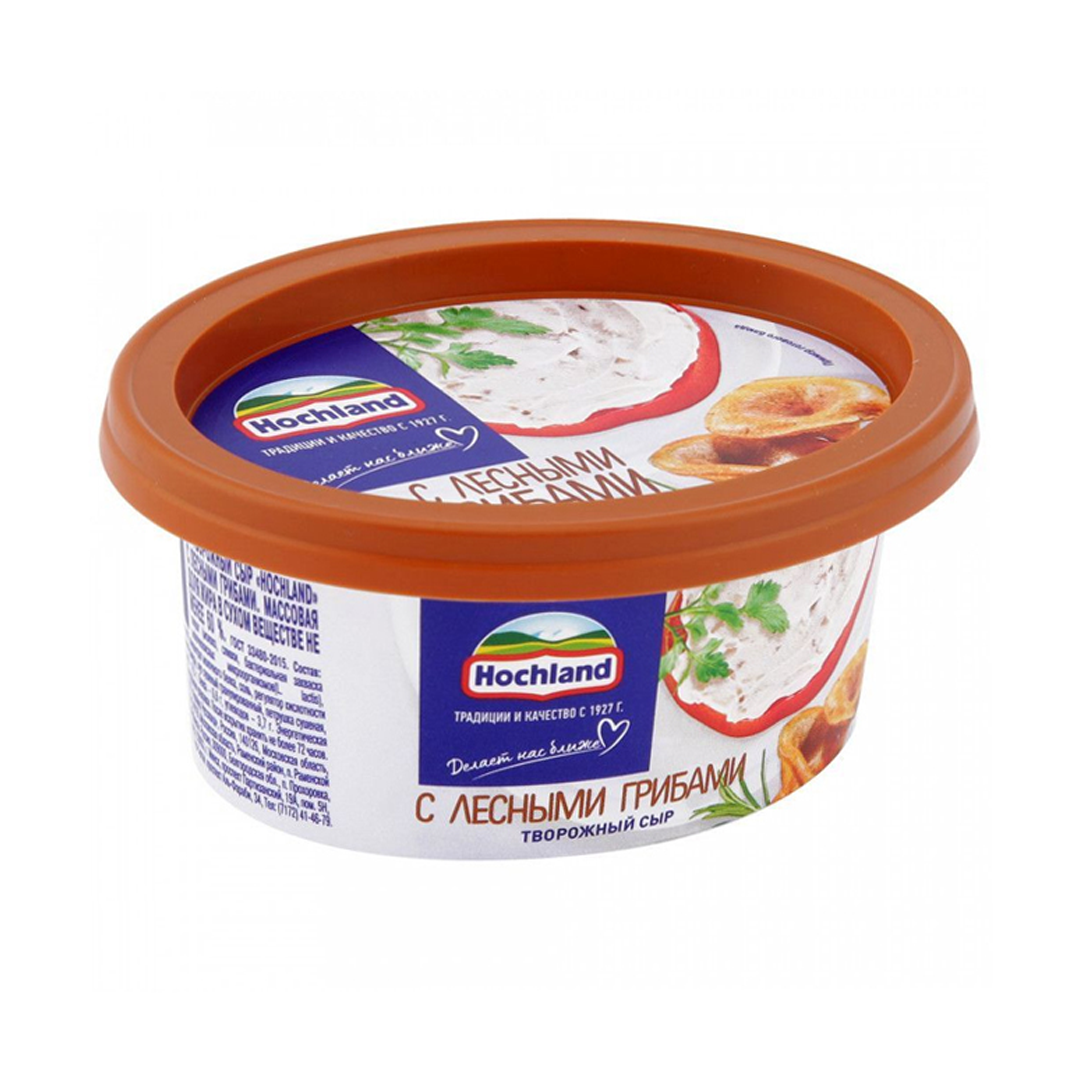 Сыр творожный Hochland с грибами