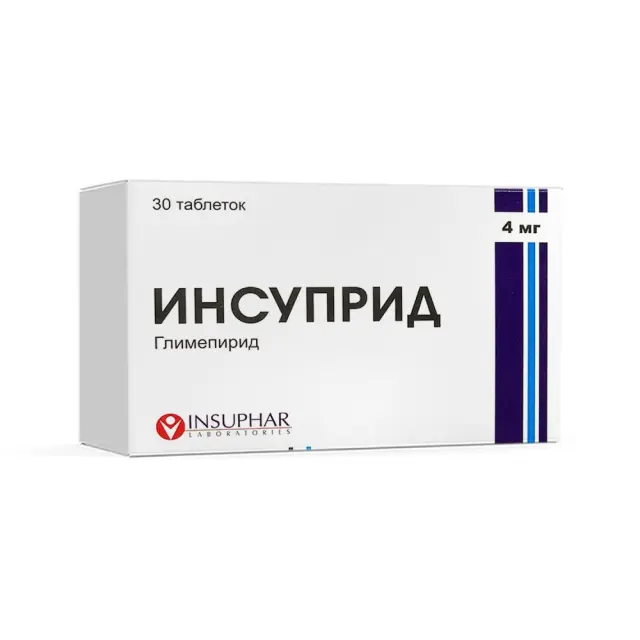 Инсуприд тб 4мг №30