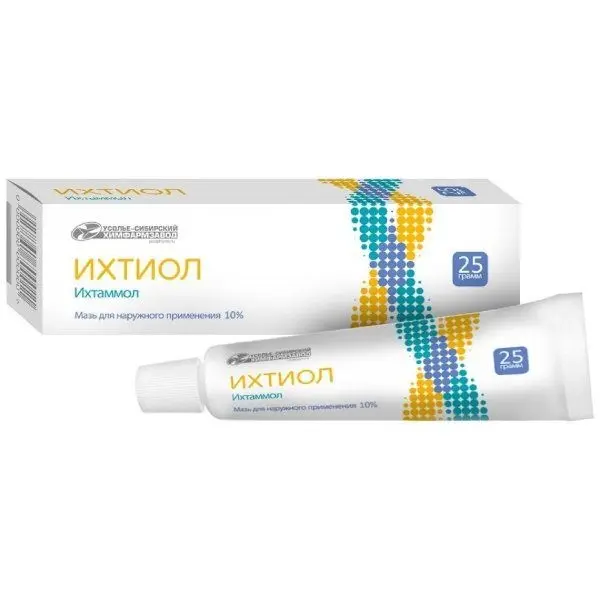 Ихтиоловая мазь туба 10% 25г