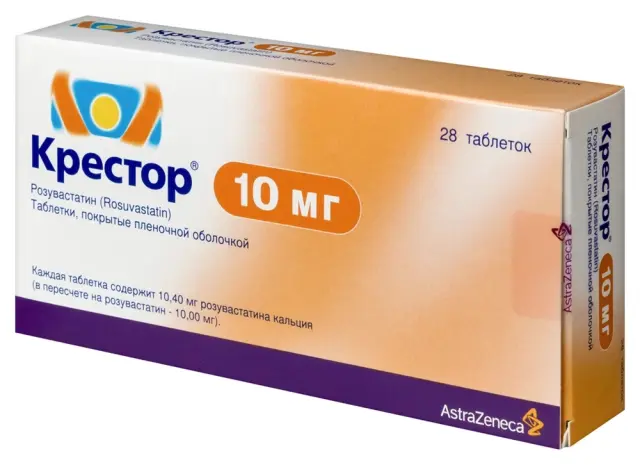 Крестор тб 10мг №28